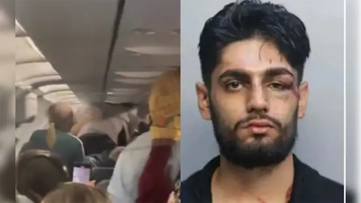 Man chokes passengers